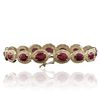 Image 2 : 14KT Yellow Gold 12.90ctw Ruby and Diamond Bracelet