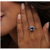 Image 6 : 14KT White Gold 2.29ct Tanzanite and Diamond Ring