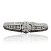 Image 1 : 18KT White Gold 0.71ctw Diamond Ring