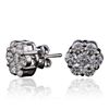 Image 2 : 14KT White Gold 1.65ctw Diamond Earrings