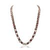 Image 3 : 14KT Yellow Gold 10.56ctw Ruby and Diamond Necklace