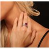 Image 5 : 14KT Two-Tone Gold 3.46ct Rubelite and Diamond Ring