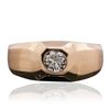 Image 3 : 14KT Rose Gold 0.70ct Diamond Solitaire Ring