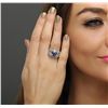 Image 1 : 18KT White Gold 3.61ct Tanzanite and Diamond Ring