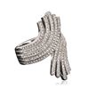 Image 2 : 14KT White Gold 0.69ctw Diamond Ring