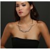 Image 1 : 18KT White Gold 6.14ctw Diamond Necklace