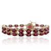 Image 3 : 14KT Yellow Gold 11.11ctw Ruby and Diamond Bracelet