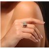 Image 2 : 14KT White Gold 2.02ctw Diamond and Yellow Sapphire Ring
