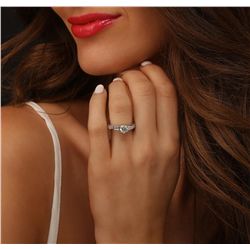 14KT White Gold 1.35ctw Diamond Ring