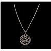 Image 4 : 18KT Two-Tone Gold 8.38ctw Diamond Necklace
