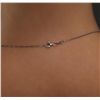 Image 5 : 18KT White Gold 3.22ct Tanzanite and Diamond Pendant With Chain