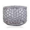 Image 1 : 14KT White Gold 3.65ctw Diamond Ring