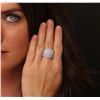 Image 3 : 14KT White Gold 3.65ctw Diamond Ring