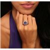 Image 1 : 14KT Rose Gold 3.80ct Tanzanite and Diamond Ring