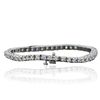 Image 4 : 14KT White Gold 4.10ctw Diamond Tennis  Bracelet