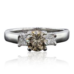 Platinum 1.37ctw Diamond Ring