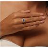 Image 5 : 14KT Yellow Gold 1.78ct Tanzanite and Diamond Ring