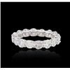 Image 3 : 14KT White Gold 4.37ctw Diamond Ring