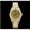 Image 3 : Ladies Rolex 14KT Yellow Gold Oyster Perpetual Wristwatch