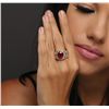 Image 5 : 14KT Yellow Gold 4.84ct Ruby and Diamond Ring