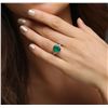 Image 6 : 14KT Two-Tone Gold 2.55ct Emerald and Diamond Ring