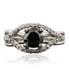 Image 3 : 14KT White Gold 1.54ctw Diamond Ring