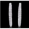 Image 3 : 14KT White Gold 1.28ctw Diamond Earrings