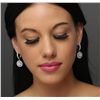 Image 5 : 14KT White Gold 3.26ctw Diamond Earrings