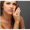 Image 6 : 14KT White Gold 2.70ct Sapphire and Diamond Ring