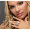 Image 5 : 14KT White Gold 0.76ctw Diamond Ring