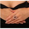 Image 2 : 14KT Yellow Gold 3.11ct Ruby and Diamond Ring