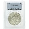 Image 1 : 1923 PCGS MS63 Peace Silver Dollar Coin