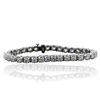Image 3 : 14KT White Gold 6.80ctw Diamond Tennis  Bracelet