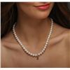 Image 5 : 14KT Two-Tone Gold 0.68ct Diamond and Pearl Necklace