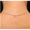 Image 5 : 14KT White Gold 5.00ct Tanzanite and Diamond Pendant With Chain