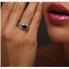Image 6 : 18KT White Gold 2.61ctw Black Diamond Ring