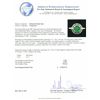 Image 6 : 14KT White Gold 1.36ct Emerald and Diamond Ring