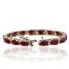 Image 4 : 14KT Yellow Gold 16.16ctw Ruby and Diamond Bracelet