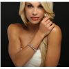 Image 1 : 18KT White Gold 9.31ctw Ruby and Diamond Bracelet