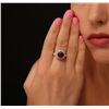 Image 1 : 14KT White Gold 4.95ct Ruby and Diamond Ring