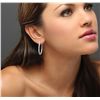 Image 5 : 14KT White Gold 3.08ctw Diamond Earrings