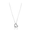 Image 4 : 14KT White Gold 1.35ctw Diamond Pendant With Chain