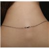Image 5 : 14KT White Gold 1.35ctw Diamond Pendant With Chain