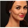 Image 5 : 14KT White Gold 1.34ctw Diamond Earrings
