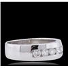 Image 4 : 14KT White Gold 0.90ctw Diamond Ring