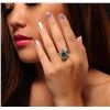 Image 5 : 14KT White Gold 2.23ct Emerald and Diamond Ring
