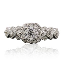 14KT White Gold 1.25ctw Diamond Ring