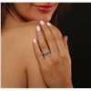 Image 3 : 14KT White Gold 1.25ctw Diamond Ring