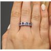 Image 2 : 14KT White Gold 2.80ctw Tanzanite and Diamond Ring