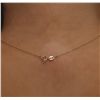 Image 6 : 14KT Yellow Gold 1.00ctw Diamond Pendant With Chain